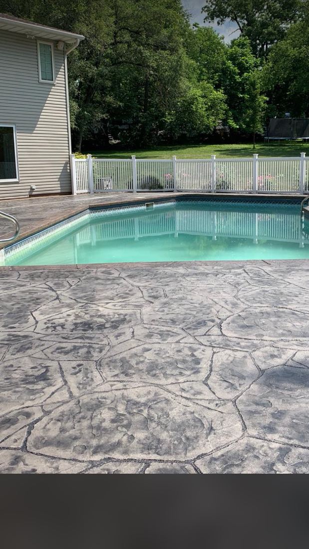 Pool Deck project by A2Z Concrete in North Florida